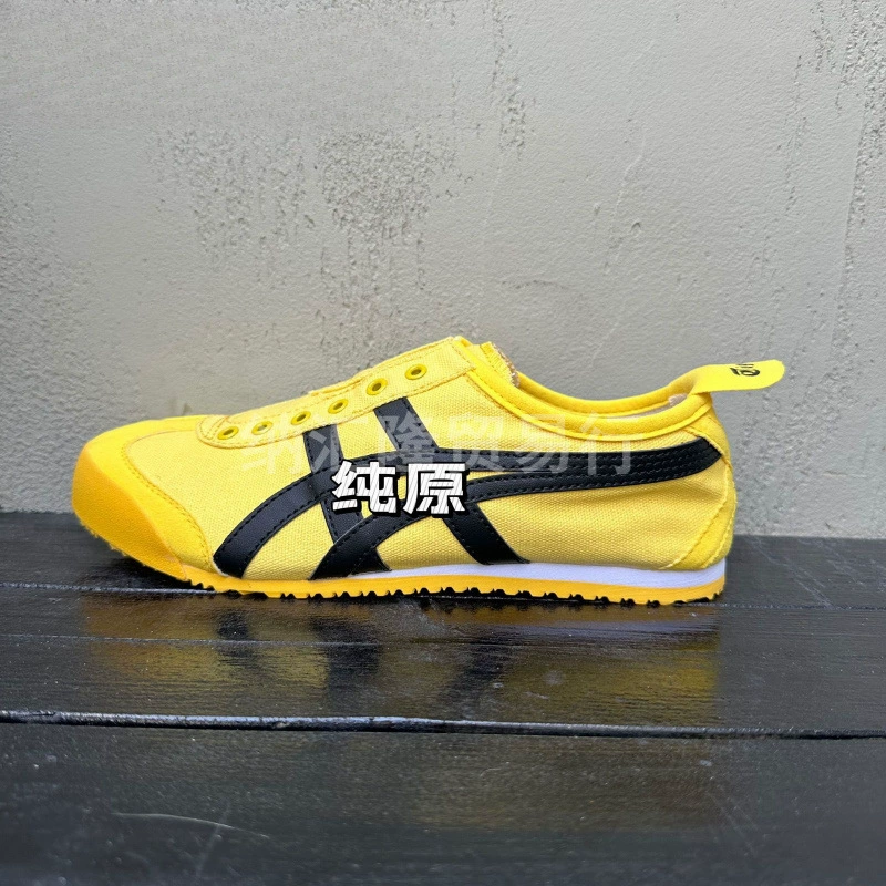 Юношеские чистые оригинальные летние кеды Onitsuka Tiger из холста для мужчин и женщин, дышащие ленивые спортивные и прогулочные кроссовки