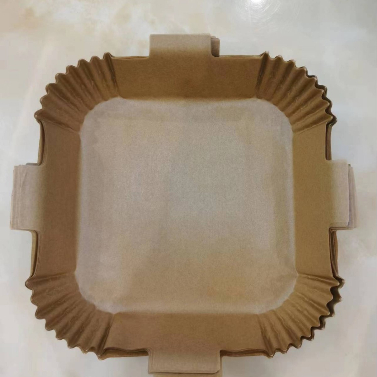 Papel para freidora de aire, absorbente de aceite, papel para hornear pasteles, tapete para hornear, plato antiadherente, resistente al aceite, impermeable, resistente a altas temperaturas