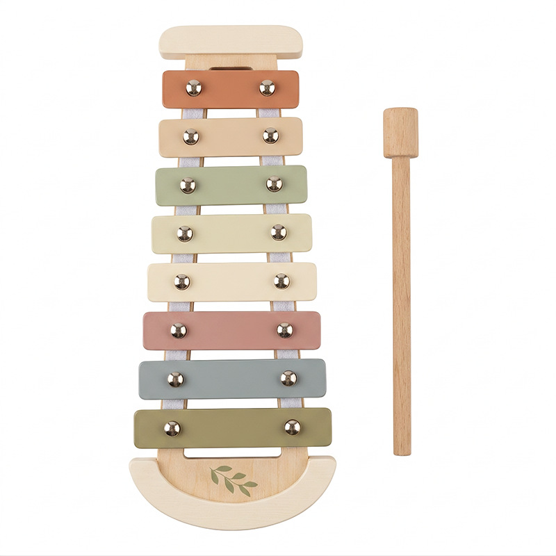 Amazon Orff Musical Instrument Baby Early Education Hearing Exercise Wooden Soothing Knocking Wind Bell Children Music Toys