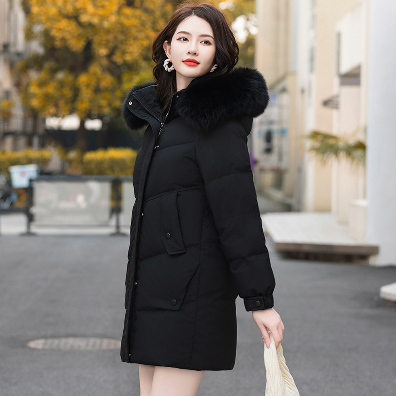 블랙(폭스 퍼 칼라)