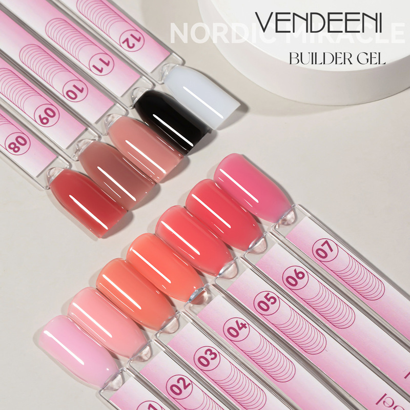Vendeeni Press Jar Beauty Extension Glue 12 Colors Lotus Pink Black White Nail Painless Long-Lasting Phototherapy Glue Vendeeni Press Jar Beauty Extension Glue 12 Colors Lotus Pink Black White Nail Painless Long-Lasting Phototherapy Glue