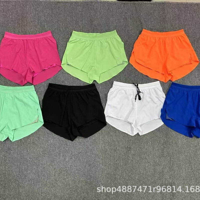 Glued Pocket Marathon Running Shorts Sports Fitness Quick-Drying Track and Field Breathable Sports Training Lining with Four Corners