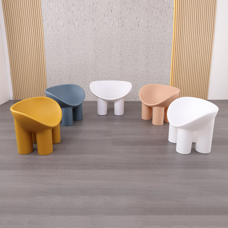 Nordic Internet Celebrity Elephant Leg Chair Designer Casual Single Sofa Chair Home Indoor Stool Outdoor Chair