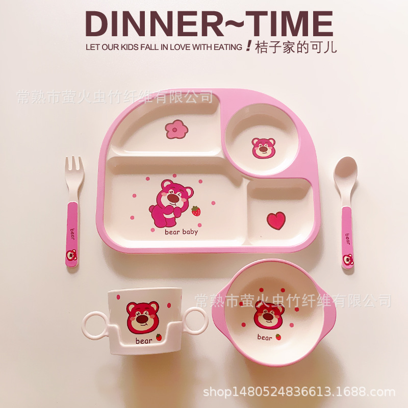 Strawberry bear 5-piece set