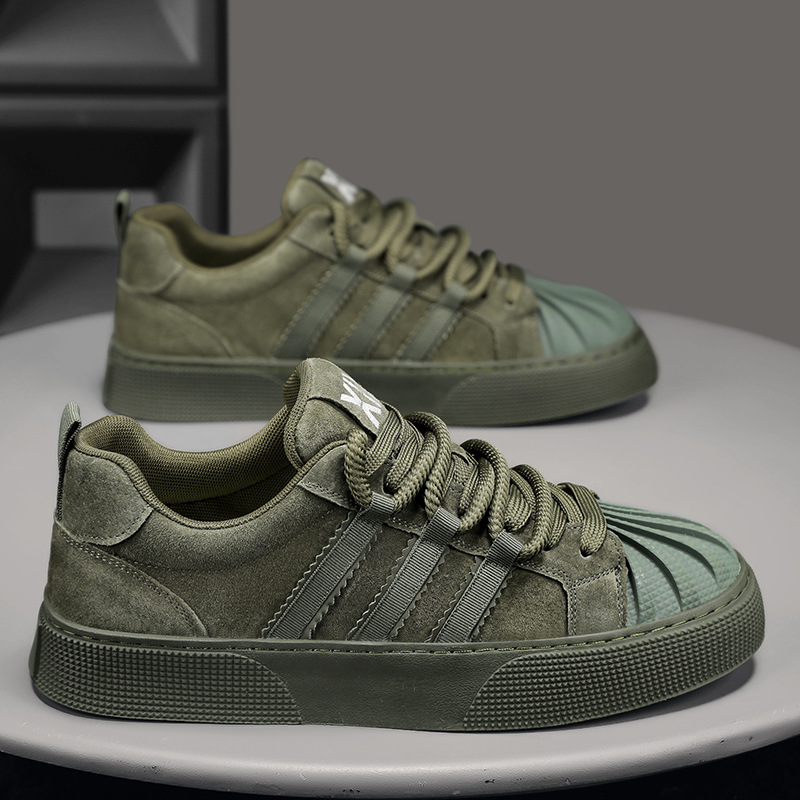 Zapatos de hombre con cabeza de concha, trabajo en el sitio de construcción de primavera y verano, todos los zapatos de trabajo de seguro laboral negro, zapatos de deporte de marca de moda para hombres impermeables, suela gruesa