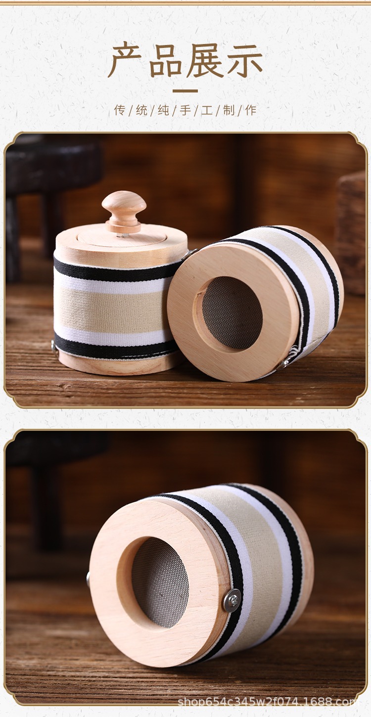 Smokeless Moxibustion Box Portable Moxa Warmer Set with Straps for Home Warming Therapy preparation