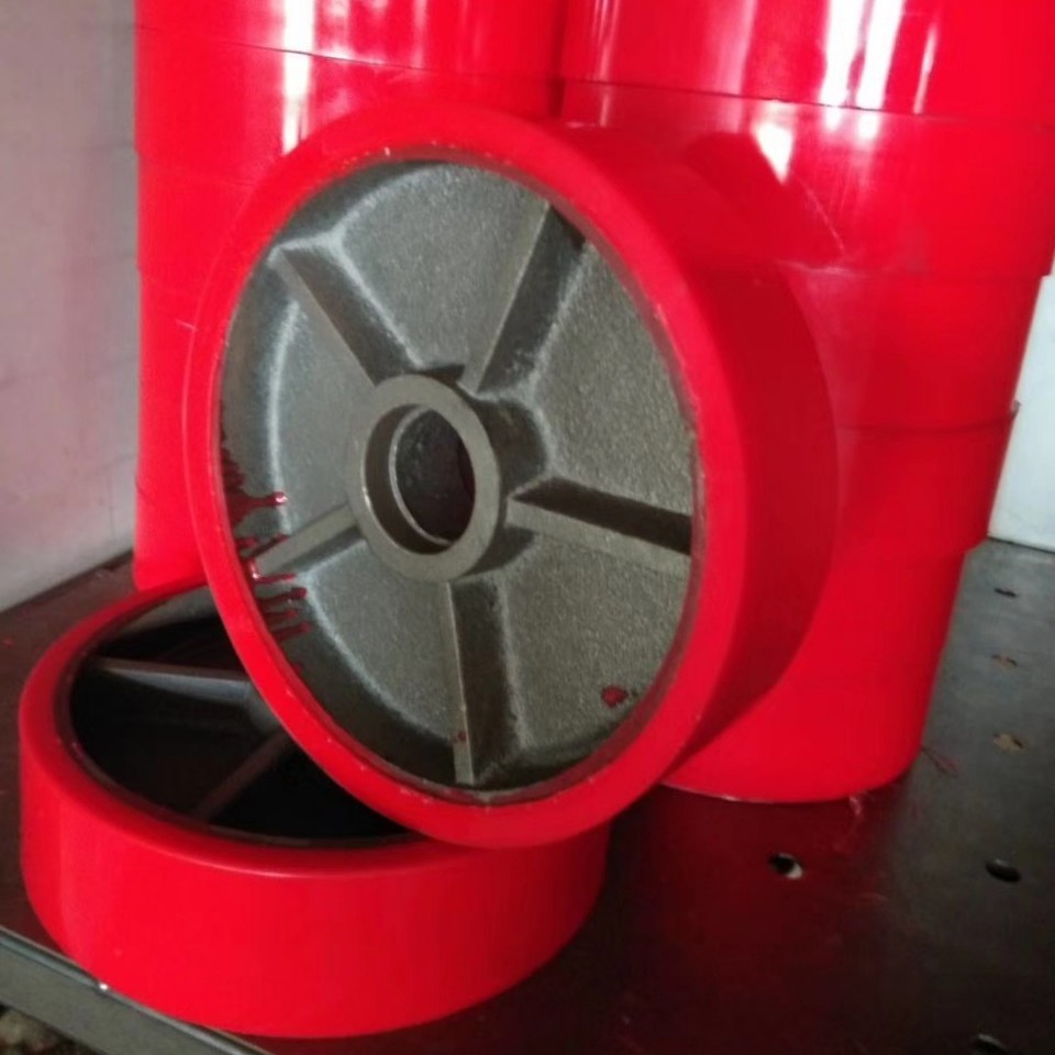 厂家制造.重型刹车脚轮，聚氨酯双排脚轮. 万向脚轮.尼龙刹车脚轮