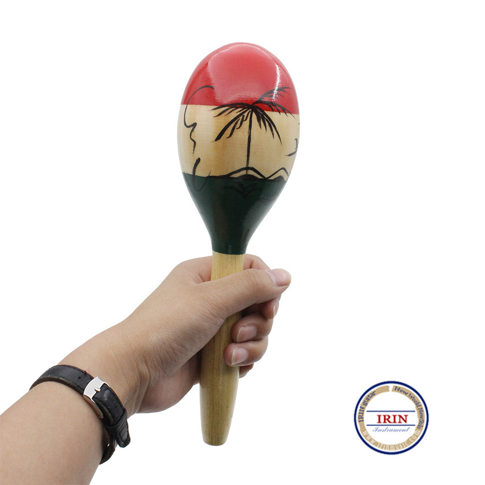 Bola de arena de tres colores Orff para estudiantes de secundaria, bola de arena de madera para profesores, martillo de arena, martillo de arena tallado con árbol de coco para escuela primaria, instrumento de percusión