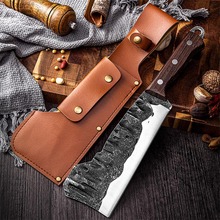 手工锻打柴刀家用砍骨刀户外劈柴砍树刀农用刀具开山刀野营户外刀