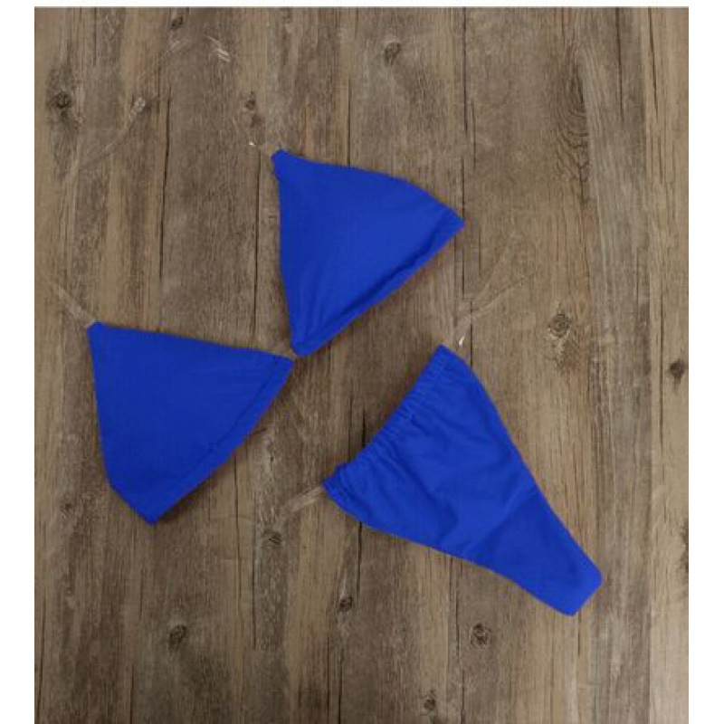 新款欧美情趣内衣三点式女士夏天性感骚吊脖式文胸内裤套装