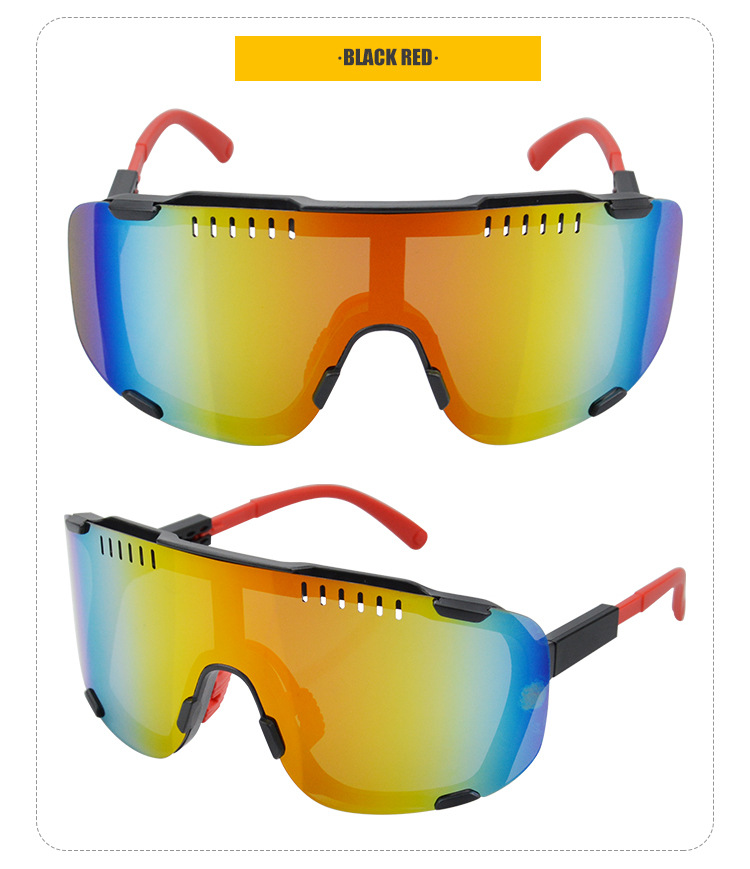 Lunettes de cyclisme, lunettes de soleil d'extérieur, verres intégrés sans cadre, lunettes de sport pour véhicules tout-terrain de montagne_voghion.com