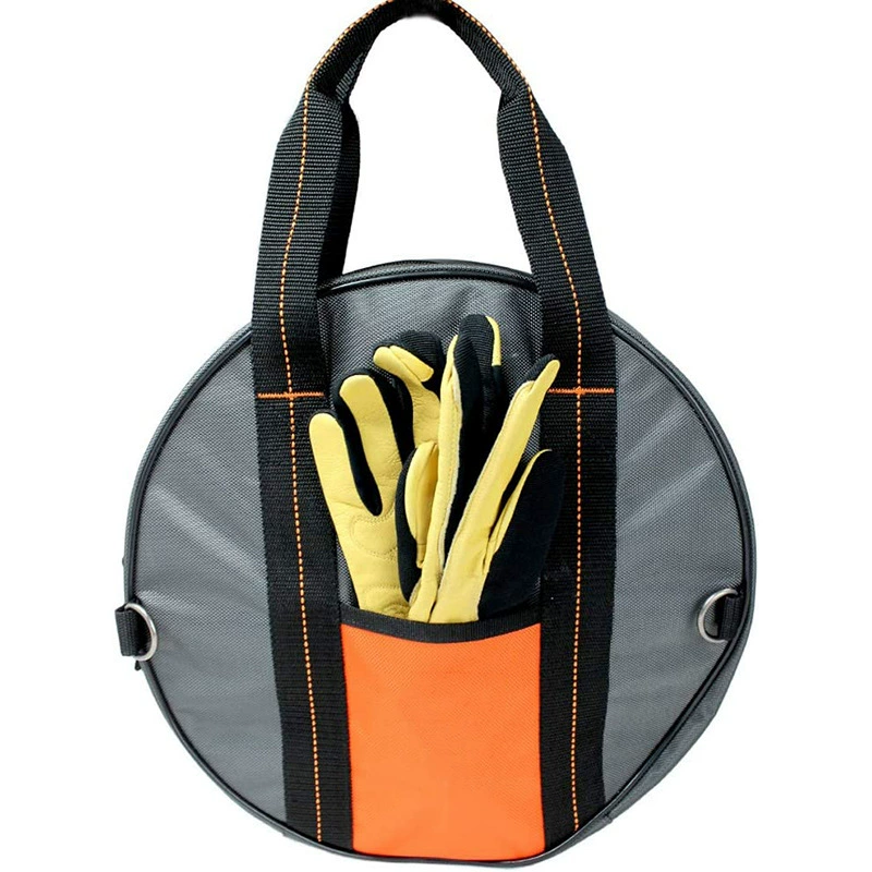 Круглый комплект водопровод Оксфорд тканевый мешок шланг автомобильный зарядный кабель сумка для хранения кабеля