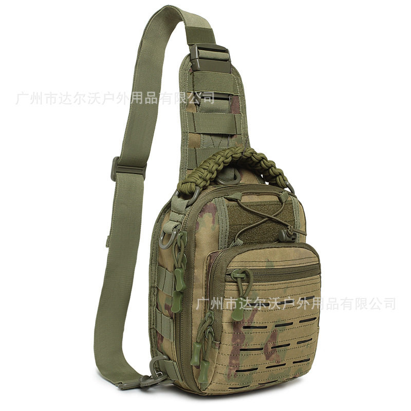 Bolso de Pecho Táctico de Tela Oxford, Impermeable y Resistente al Desgaste, para Deportes al Aire Libre image 12