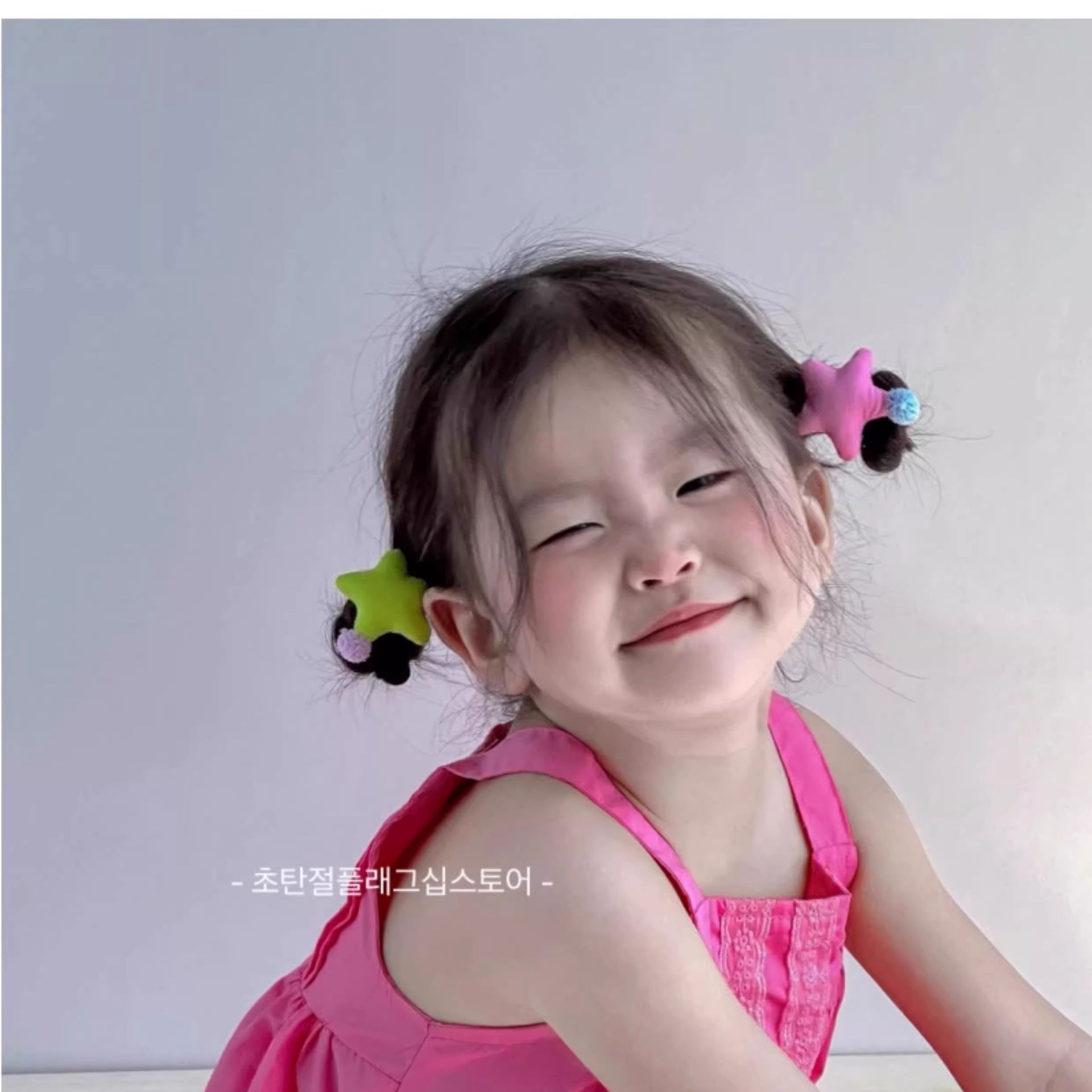 2025 Cute Super Cute Baby Star Hair Band Rubber Band Children's Hair Rope Little Girls Do Not Hurt Hair Girls Headband Headwear
