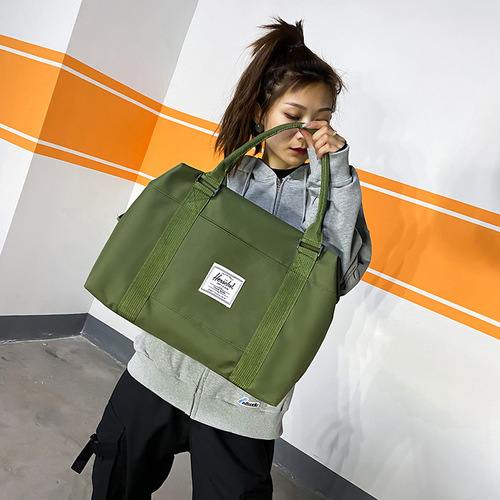Travel bag, handheld short trip travel bag, large capacity luggage bag, Oxford cloth, lightweight and breathable yoga and fitness bag