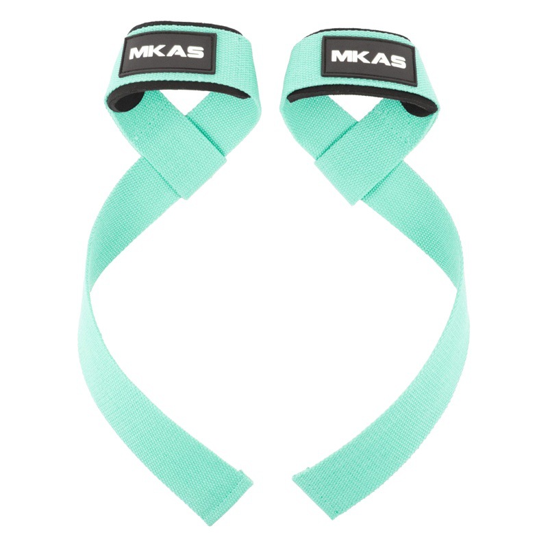 Mkas Wrap-Around Deadlift Support Belt Fitness Resistance Belt Non-Slip Wrist Support Pull-Up Support Belt Sports Protective Gear