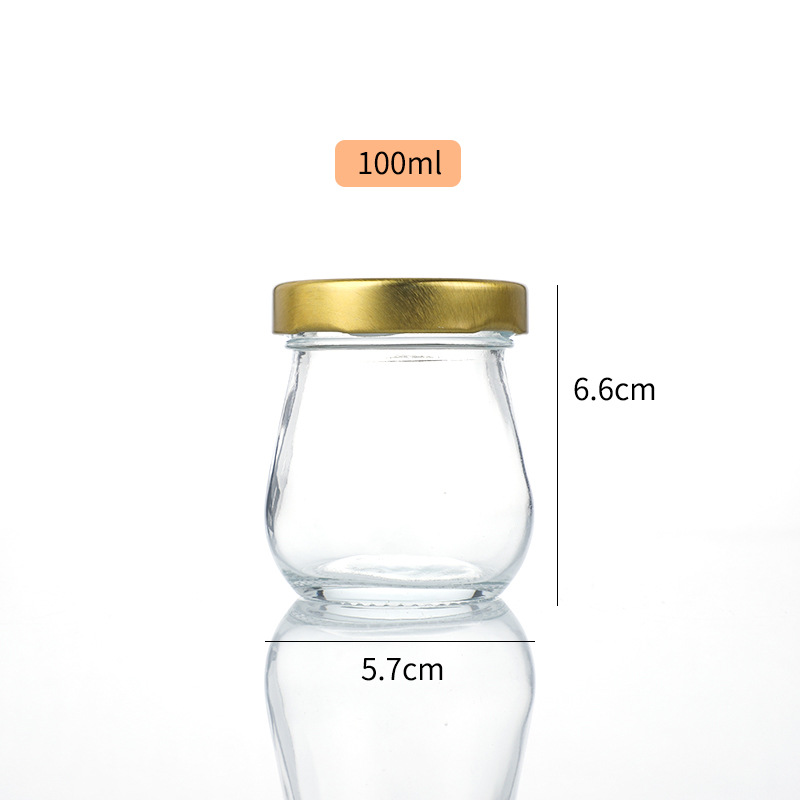 Botella de pingüino de 100 ml; transparente
