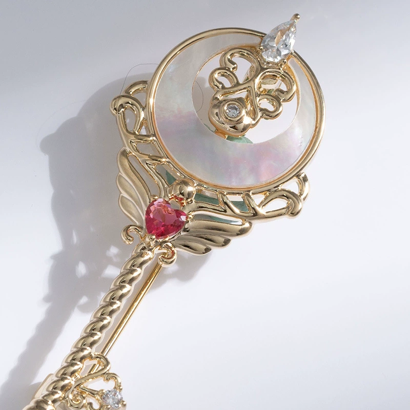 千族银 Волшебная палочка Magic wand, брошь с мультфильмом, косплей, оптовые продажи