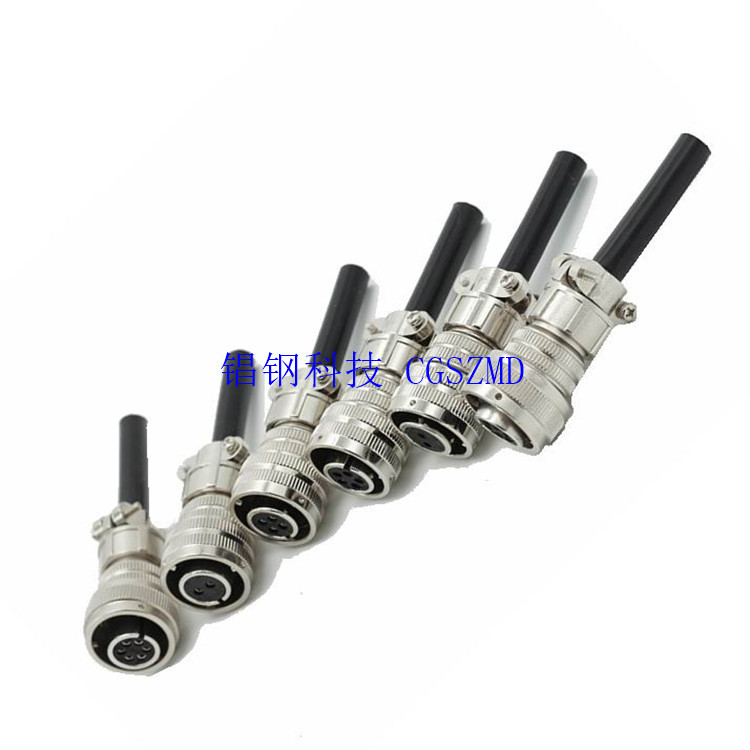 军规圆形连接器, VG95234 反卡扣式  22-22P  有军绿色