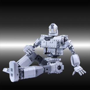 Building Blocks Moc: C002 Steel Robot Giant Robot Model 818 Particle Number Christmas Gift
