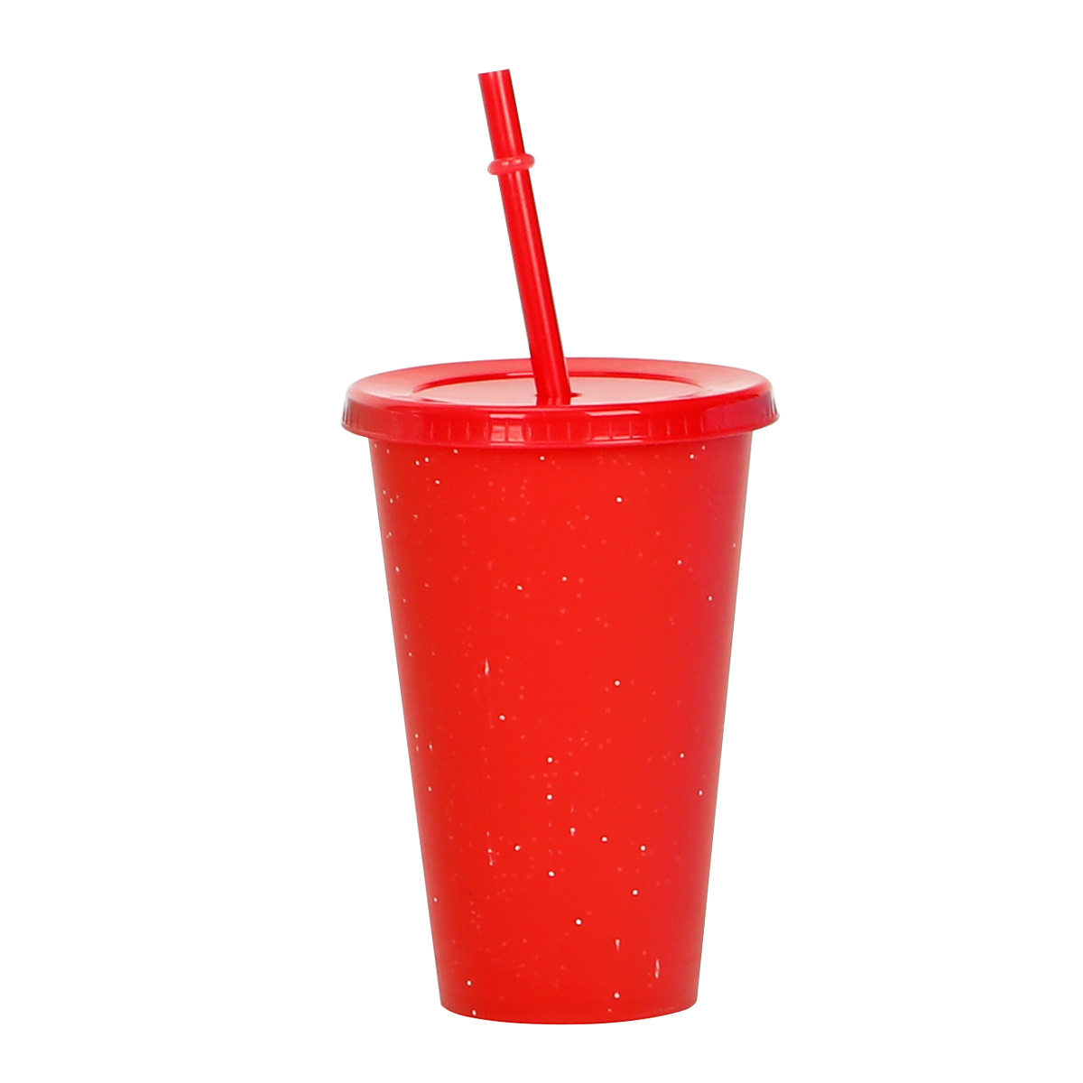 20011 fábrica directa 480ML paja creativo plástico brillo taza fiesta cena paja taza