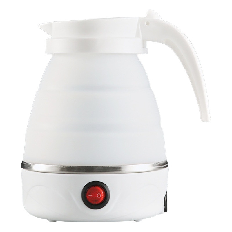 0.6L plegable hervidor fabricante en stock viaje del hogar Mini de silicona portátil hervidor imprimible LOGO