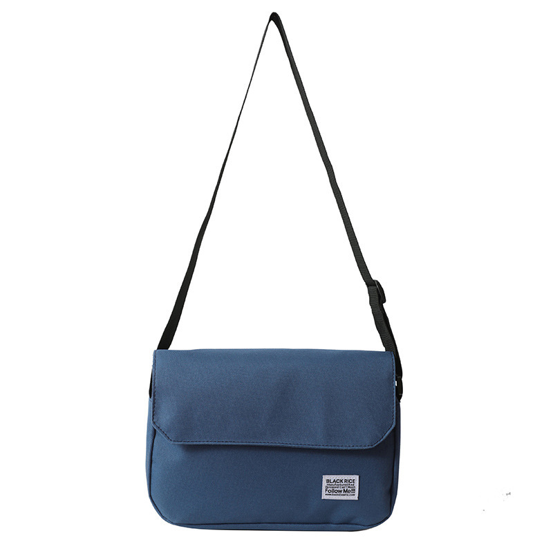 斜款包男女简约包盖式邮差包2024新款学生休闲ins百搭斜挎情侣包