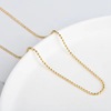 Universal necklace stainless steel, design chain for key bag , 1.5mm, trend of season