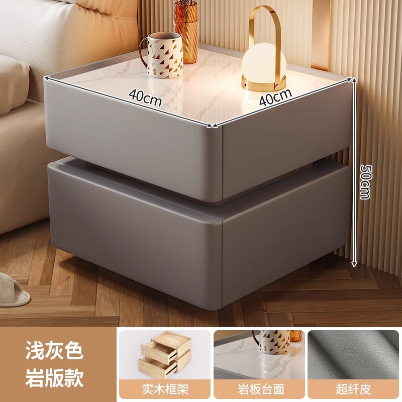 Mesa de cabezal de cama inteligente lujosa luj