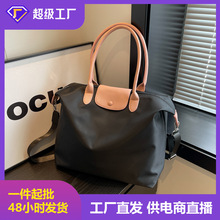 跨境旅行包大容量健身运动便携单肩包高级感住宿出差托特包批发潮