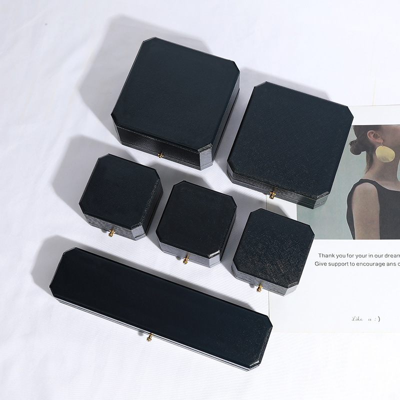 ヨーロッパのジュエリーの包装箱八角形の指輪のイヤリングのペンダントの箱のアクセサリーの包装箱のカードの家の同じタイプのアクセサリーの箱の現物