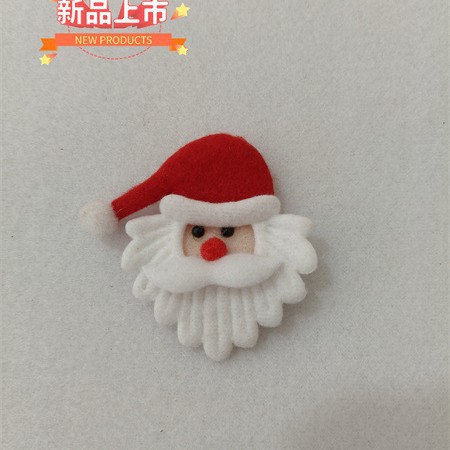 Nuevos accesorios de fieltro de Navidad alce pecado semiacabado reno de Navidad muñeco de nieve viejo árbol de Navidad diy