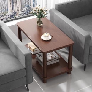 Small Coffee Table in the Middle of the Sofa, Office Side Cabinet, Light Luxury and High-End Rectangular Side Table, Tea Table, Square Table