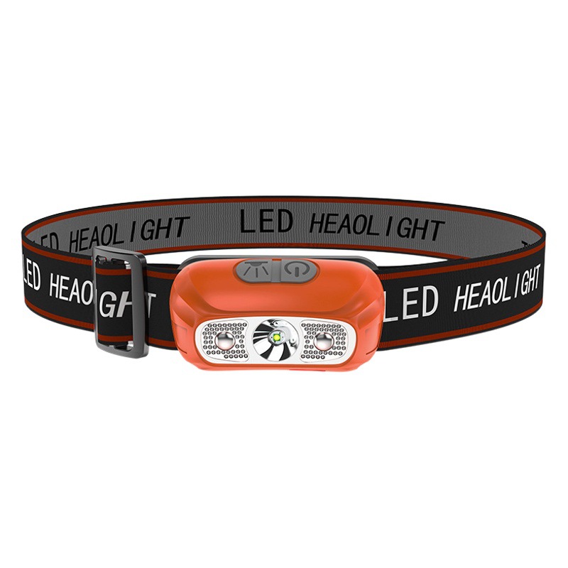 Linterna frontal COB multifunción con imán – Luz fuerte, zoom, recargable, ideal para exteriores