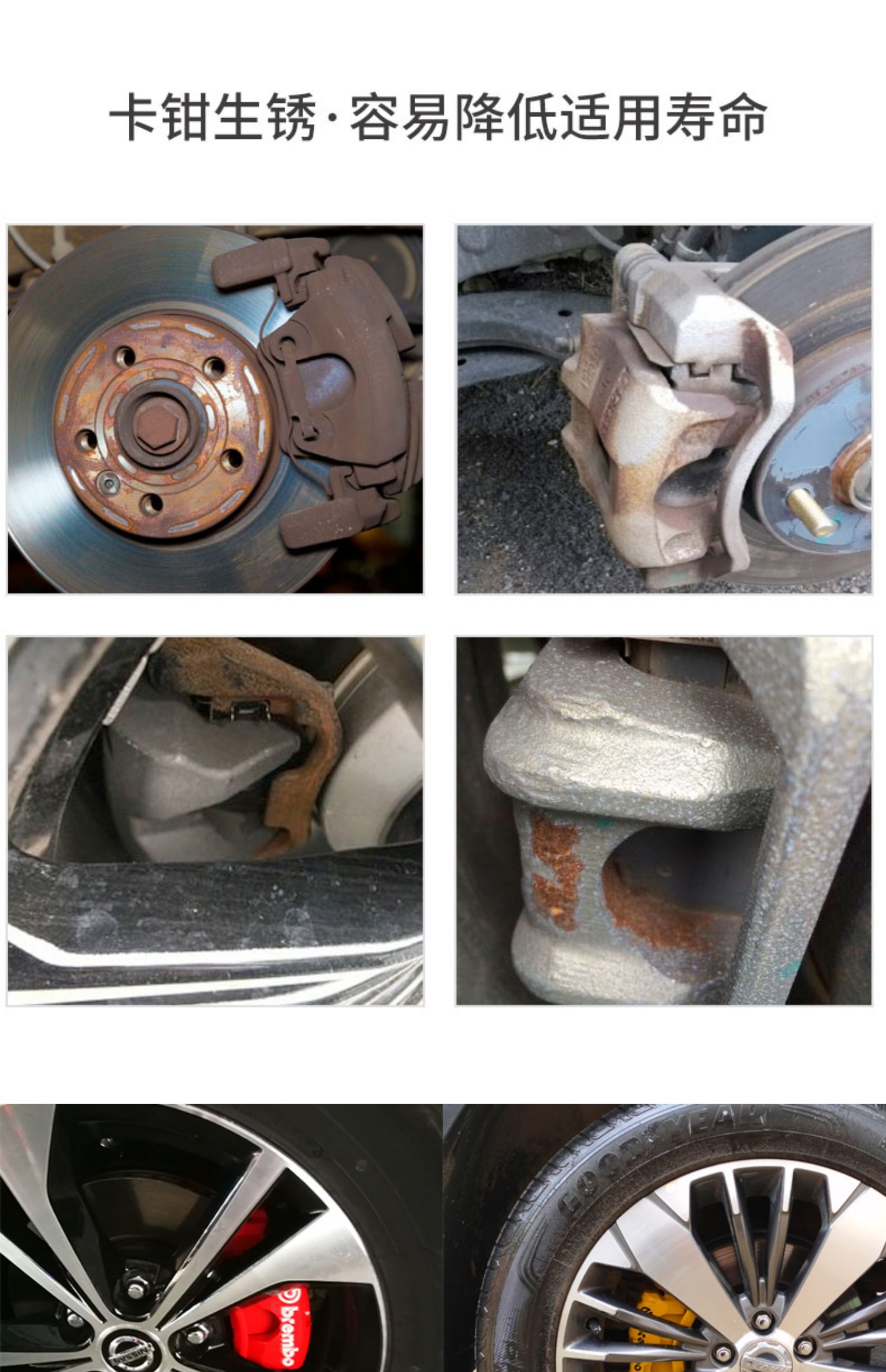 Caliper spray paint for car brake calipers, anti-rust, color-changing, self-spraying, high-temperature resistant, available in red, yellow, blue, yellow, silver, black, and white