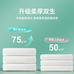 Disposable bath towel individually packaged pure cotton compressed towel enlarged and thickened hotel travel supplies travel portable