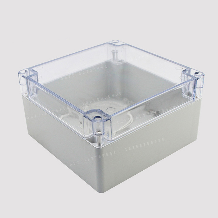 F5T 电源塑料外壳 防水接线盒 透明塑料盒 室外防水盒160*160*90