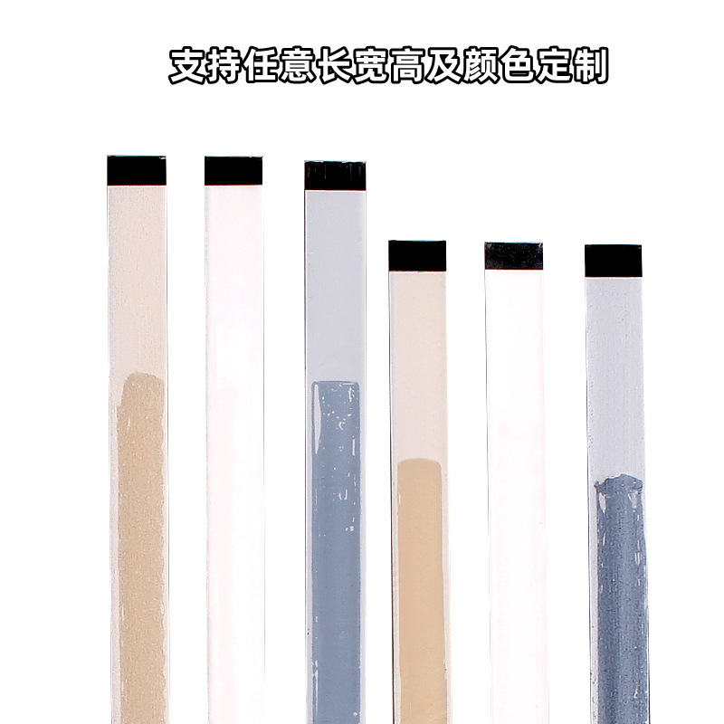 Coffee bag food packaging bag seal tape back adhesive self-adhesive sealing tape curled wire tying line bag mouth seal tape