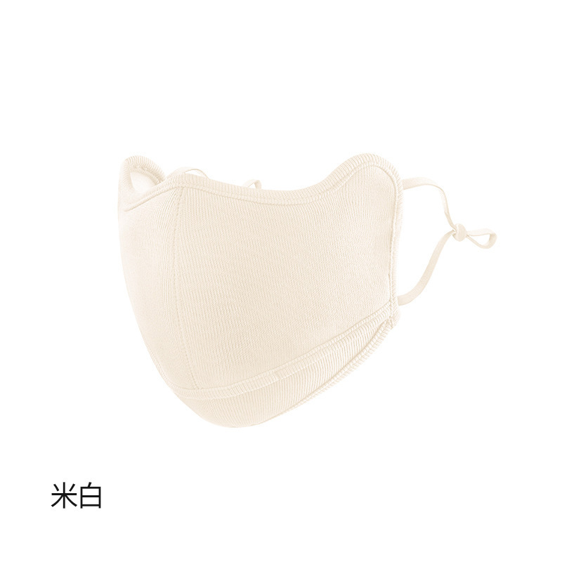 秋冬季护眼角防风保暖面罩男女防晒立体骑行防寒口罩防尘可水洗棉|undefined