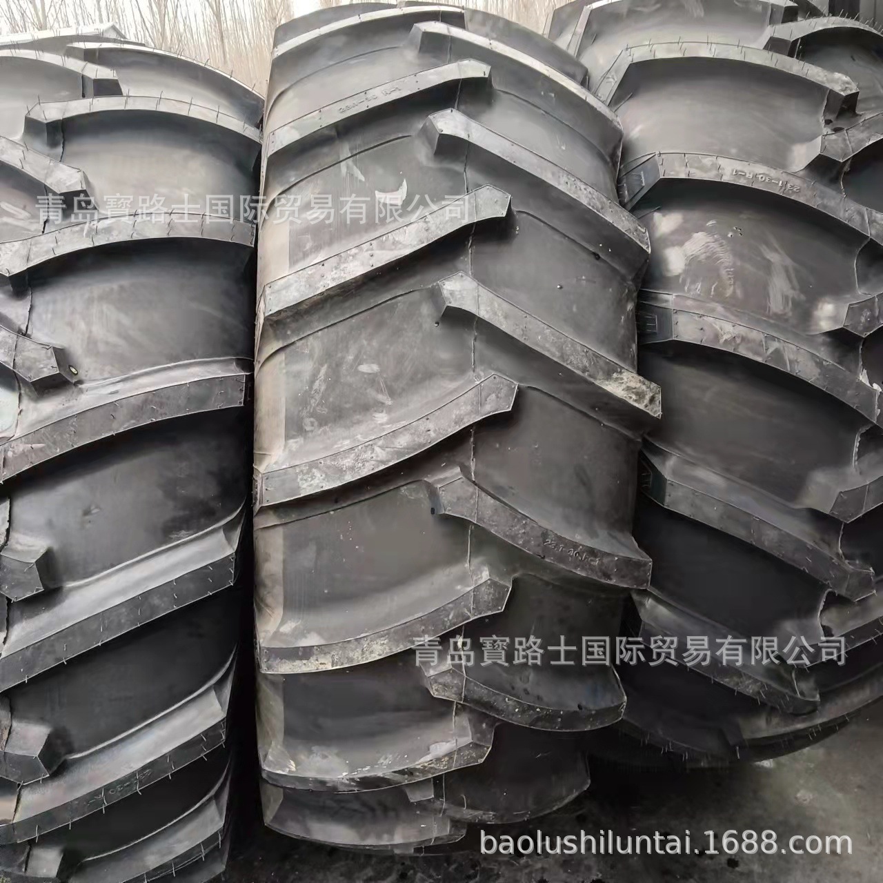 联合收割机轮胎 23.1-30  人字花纹 农用轮胎