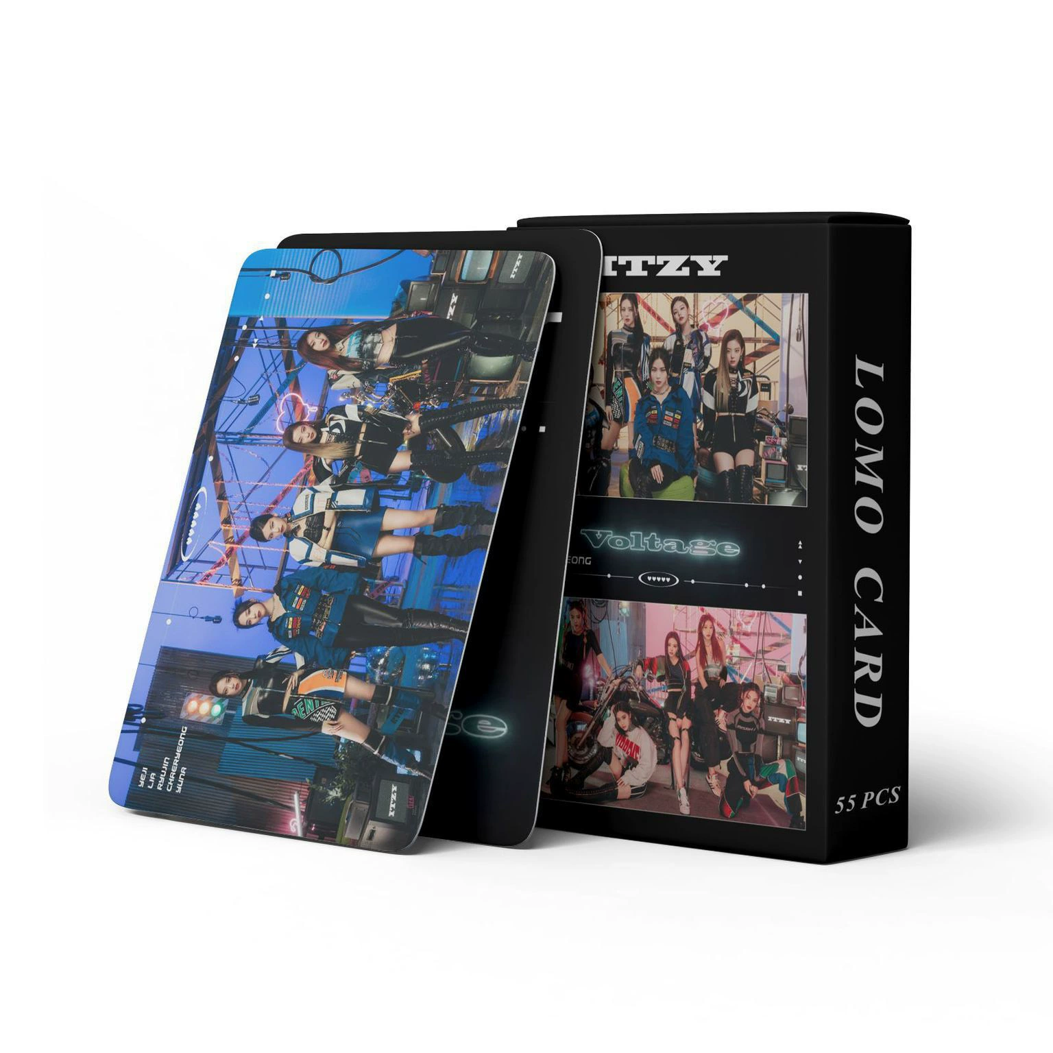 55 карточек ITZY, карточки Voltage, Хуан Ли Чжишэнь Лиузхэн коллекционные карточки ЛОМО