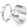 Ring, set, adjustable accessory, European style, wholesale