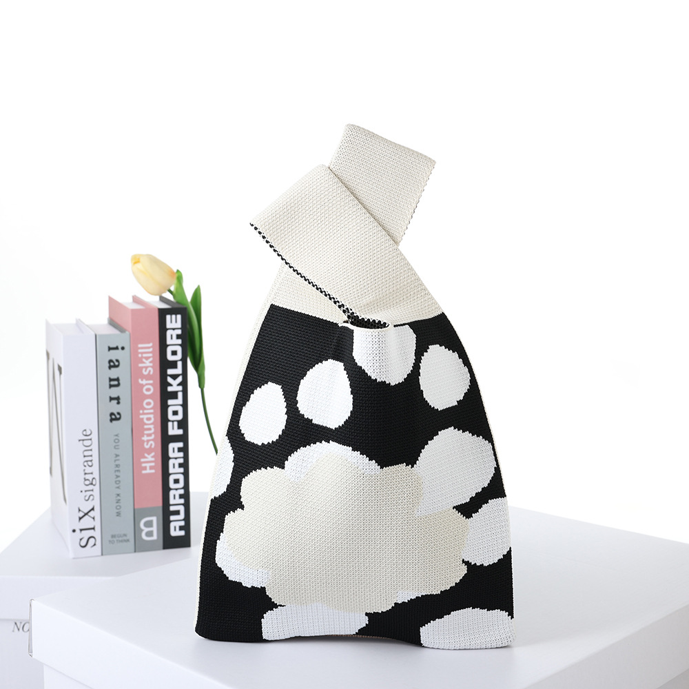 2024 Flying Weaving Bag Tote Bag Versión coreana del nuevo bolso de mano de moda Fabricante de bolsas de compras casuales de gran capacidad para estudiantes