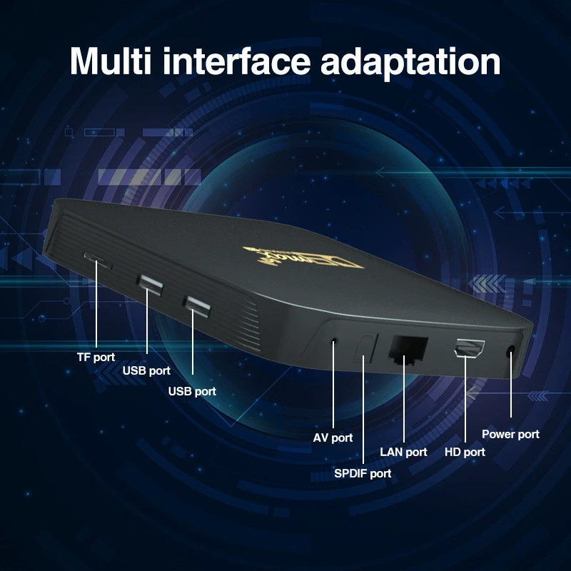 D9 MAX интеллектуальная сетевая ТВ‑приставка 5G 4K H313S 2ГБ/16ГБ