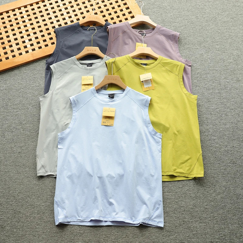 Men's Loose-Fitting Quick-Drying Fitness Versatile Solid Color Vest, Unisex Running Breathable Moisture-Wicking Quick-Drying Sleeveless T-Shirt Men's Loose-Fitting Quick-Drying Fitness Versatile Solid Color Vest, Unisex Running Breathable Moisture-Wicking Quick-Drying Sleeveless T-Shirt