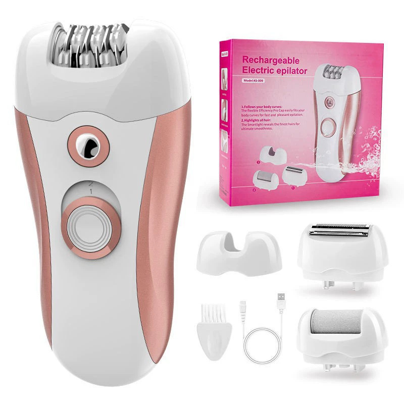 Instrumento de afeitado y recorte de cabello para mujer seis en uno, afeitadora para partes privadas, rectificadora de pies eléctrica, cortadora de nariz al por mayor image 16