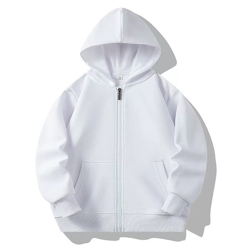 Демисезонная детская кофта на молнии с капюшоном, толстовка oversize, одежда для детей
