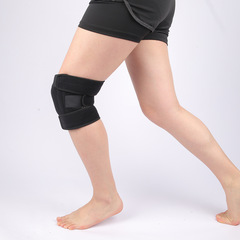 Cross-border supply outdoor sports paint-on pressure silicone knee pads with four springs running cycling anti-slip mountain climbing knee pads