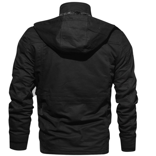 Amazon eBay AliExpress Men's Washed Cotton Padded Jacket New Wholesale Plus Size European American Jacket Men