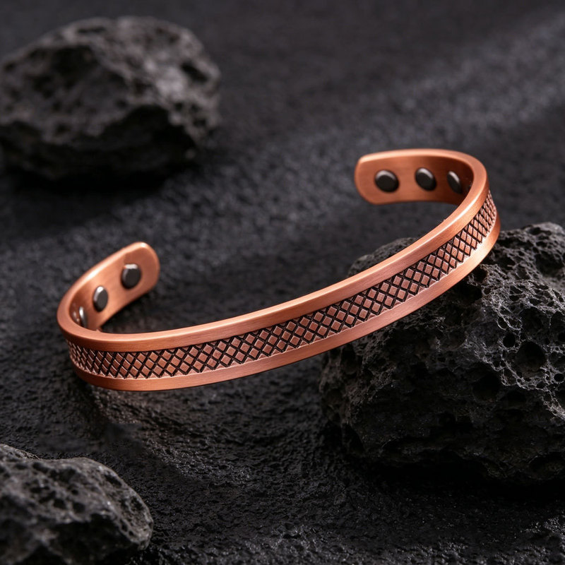 Vintage Pure Copper Bracelet, Purple Copper, Antique Copper, Brushed Magnetic Bracelet, Entrepreneurial Design, Striped Braided Bracelet, Factory Wholesale Vintage Pure Copper Bracelet, Purple Copper, Antique Copper, Brushed Magnetic Bracelet, Entrepreneurial Design, Striped Braided Bracelet, Factory Wholesale